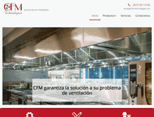 Tablet Screenshot of cfm-technologies.com